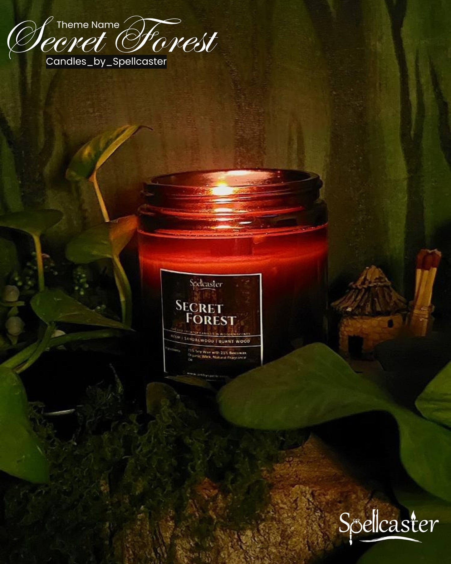 Amber Jar Soy Wax Candle in 3 Different Scents