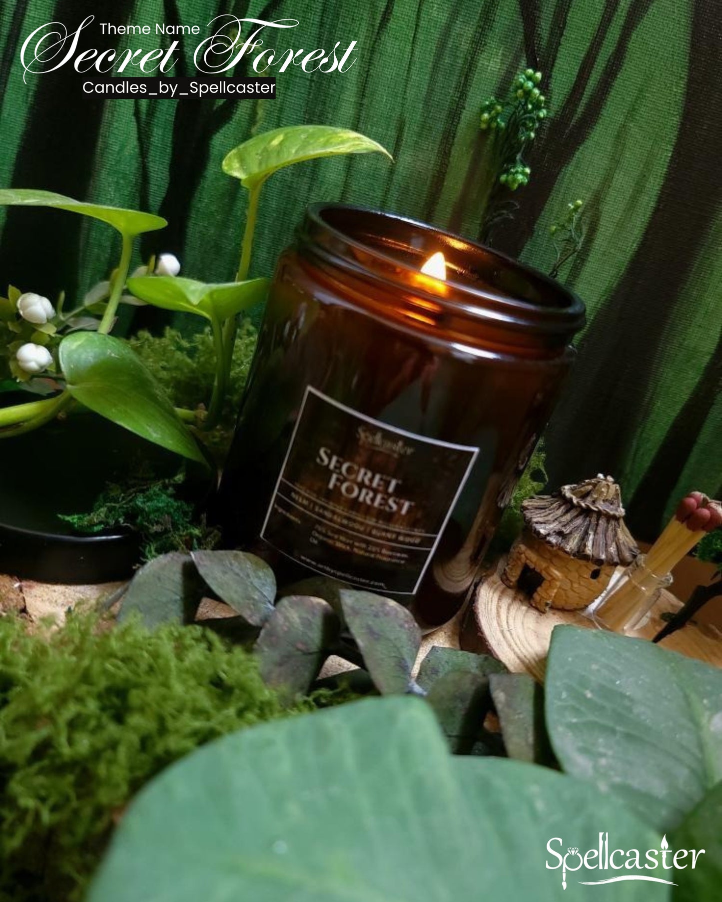 Amber Jar Soy Wax Candle in 3 Different Scents
